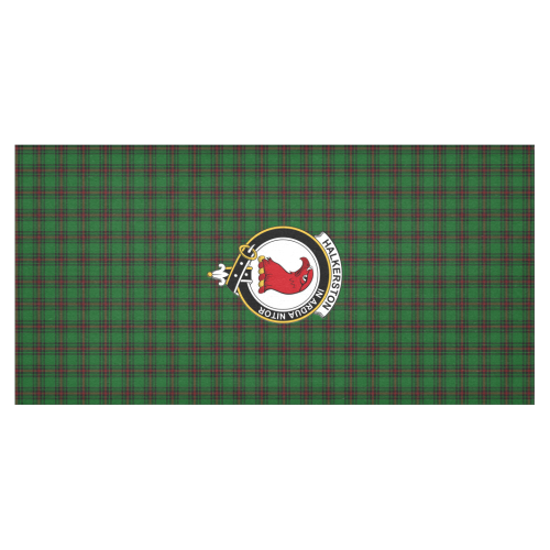 Halkerston Tartan Crest Tablecloth