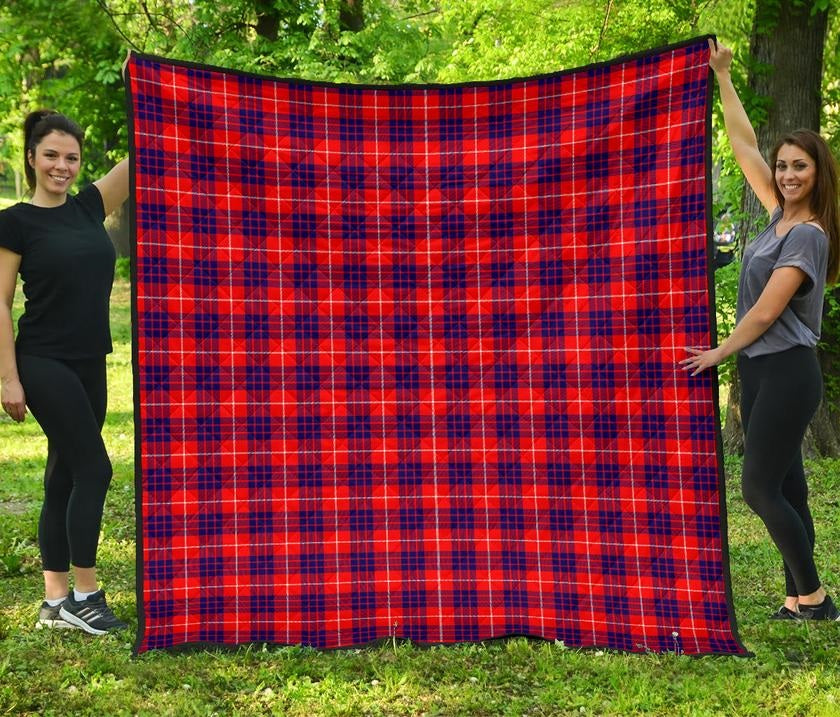 Hamilton Ancient Family Modern Tartan Quilt