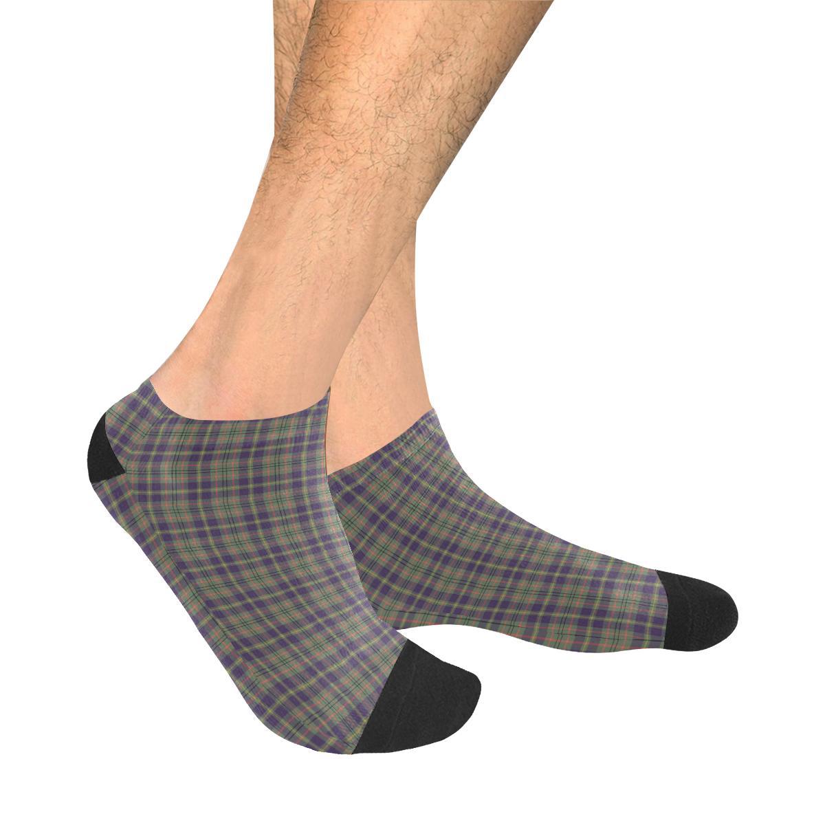 Taylor Weathered Tartan Ankle Socks