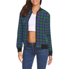 Blackwatch Modern Tartan Bomber Jacket