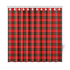 Wallace Hunting - Red Tartan Shower Curtain