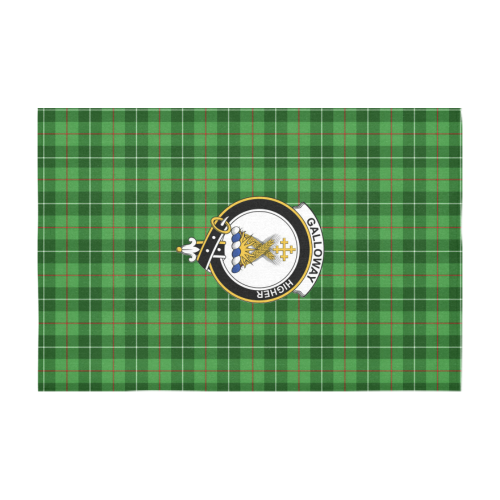 Galloway Tartan Crest Tablecloth