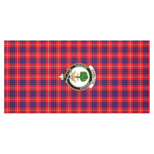 Hamilton Tartan Crest Tablecloth