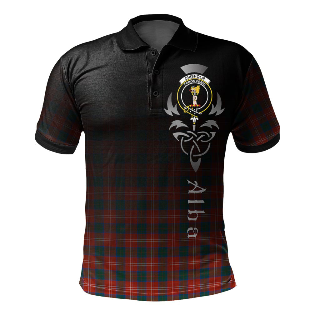 Chisholm Ancient Tartan Polo Shirt - Alba Celtic Style