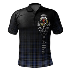 Clark 02 Tartan Polo Shirt - Alba Celtic Style