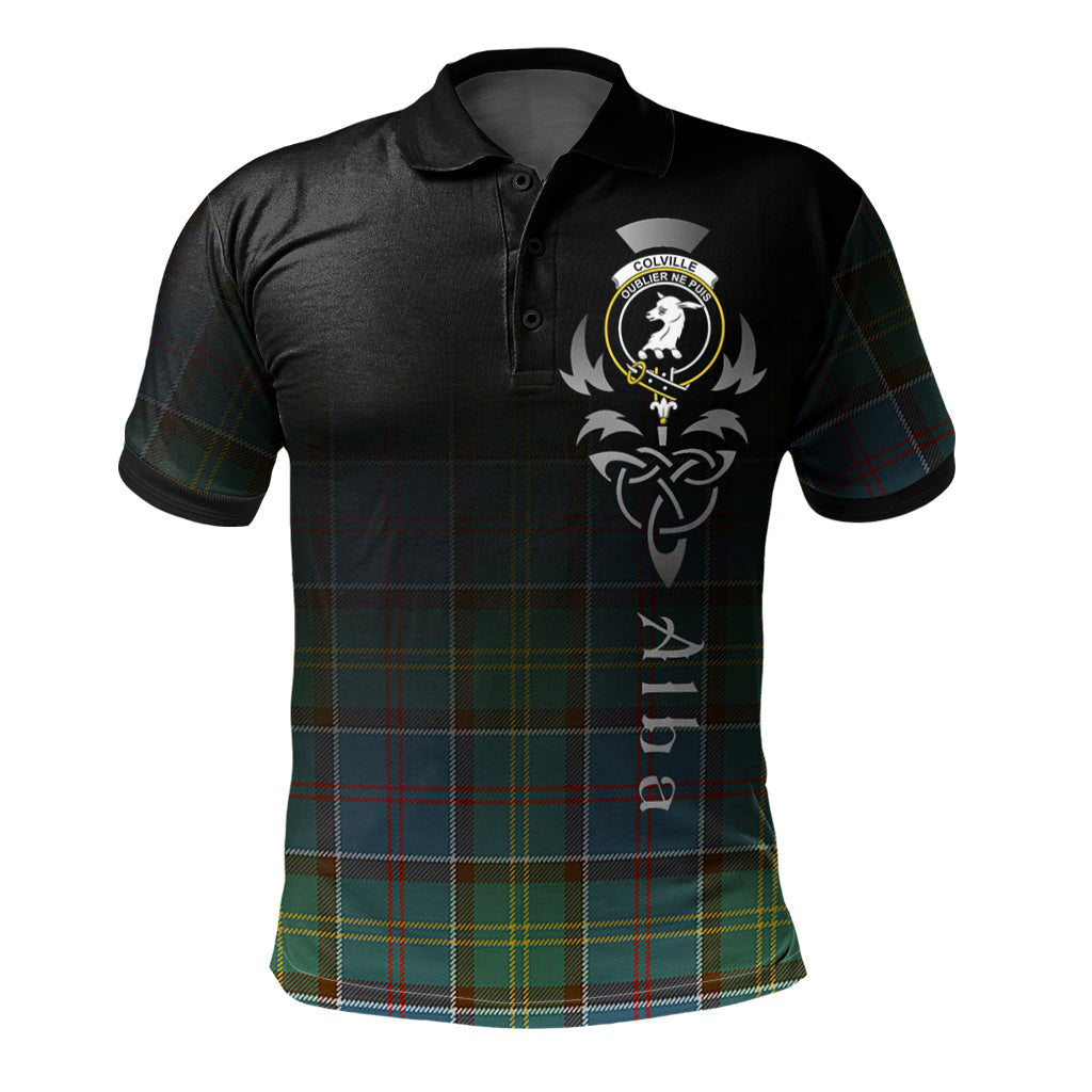 Colville Tartan Polo Shirt - Alba Celtic Style