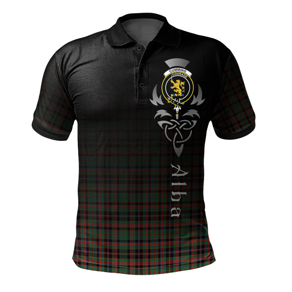 Cumming Hunting Ancient Tartan Polo Shirt - Alba Celtic Style