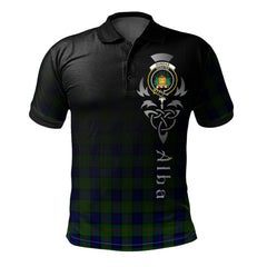 Dundas Modern Tartan Polo Shirt - Alba Celtic Style