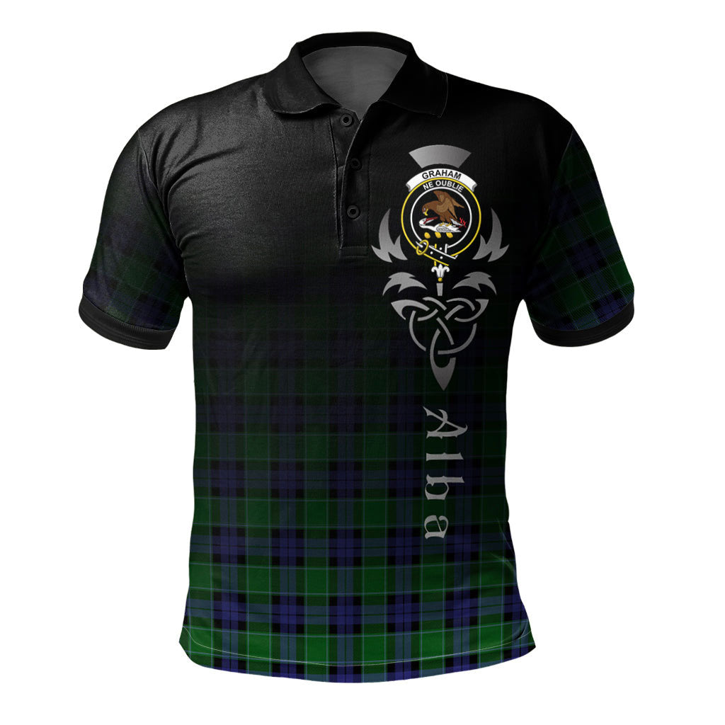 Graham of Menteith Modern Tartan Polo Shirt - Alba Celtic Style