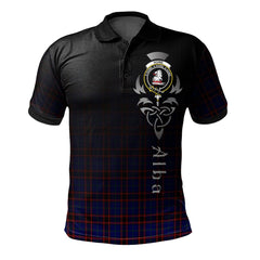 Home Modern Tartan Polo Shirt - Alba Celtic Style