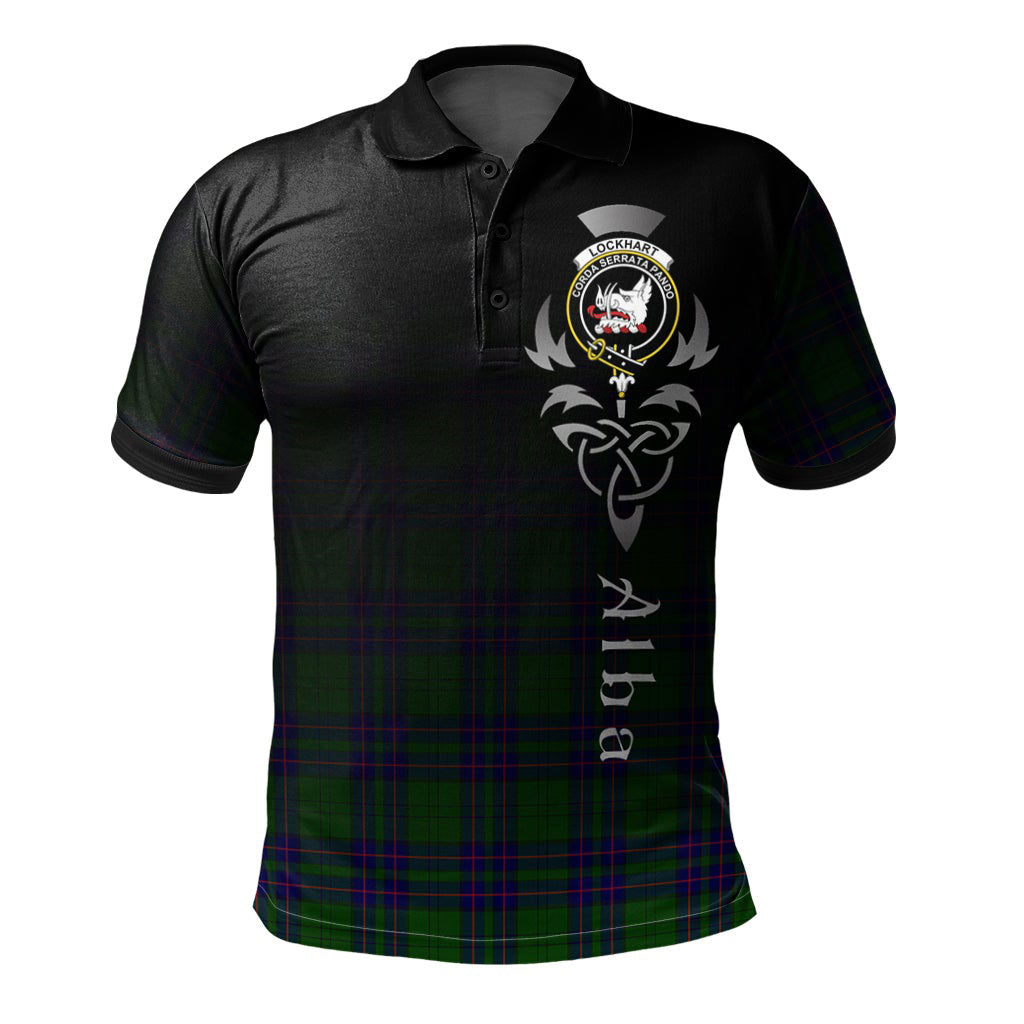 Lockhart Modern Tartan Polo Shirt - Alba Celtic Style