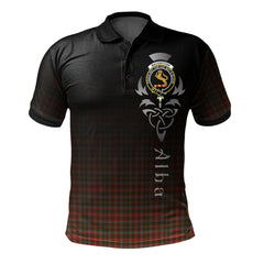 MacKintosh Hunting Weathered Tartan Polo Shirt - Alba Celtic Style