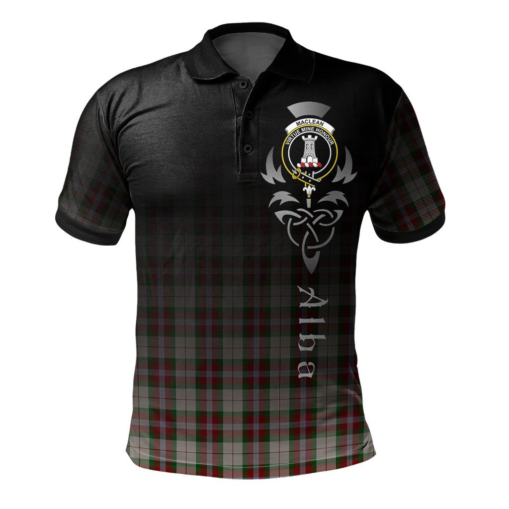 MacLean Dress Tartan Polo Shirt - Alba Celtic Style