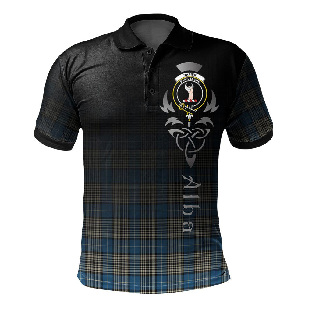 Napier Ancient Tartan Polo Shirt - Alba Celtic Style