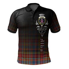Ogilvie (Ogilvy) of Airlie Ancient Tartan Polo Shirt - Alba Celtic Style