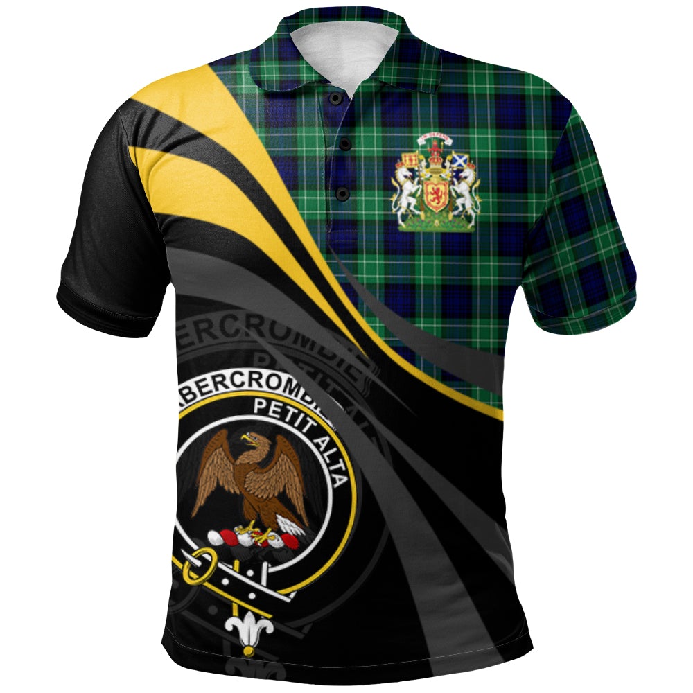 Abercrombie Tartan Polo Shirt - Royal Coat Of Arms Style