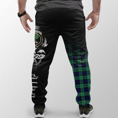 Abercrombie Tartan Crest Jogger Sweatpants - Alba Celtic Style