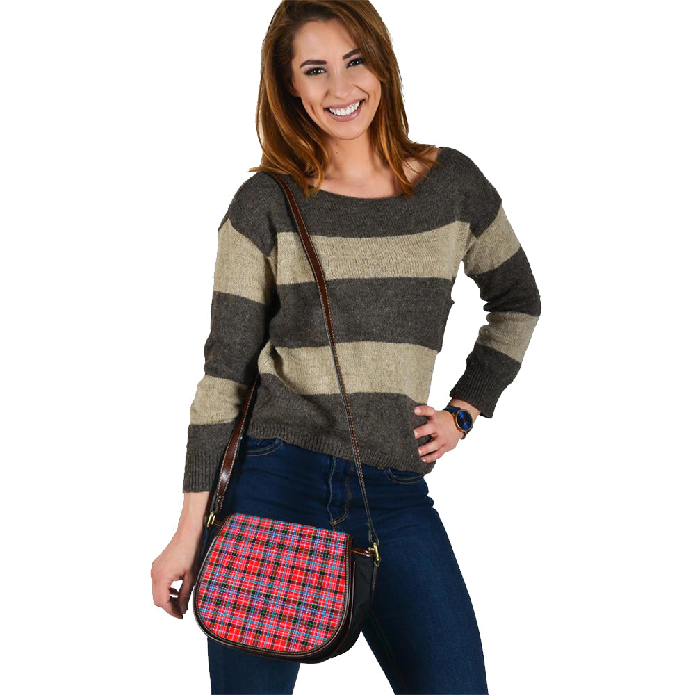 Aberdeen District Tartan Saddle Handbags