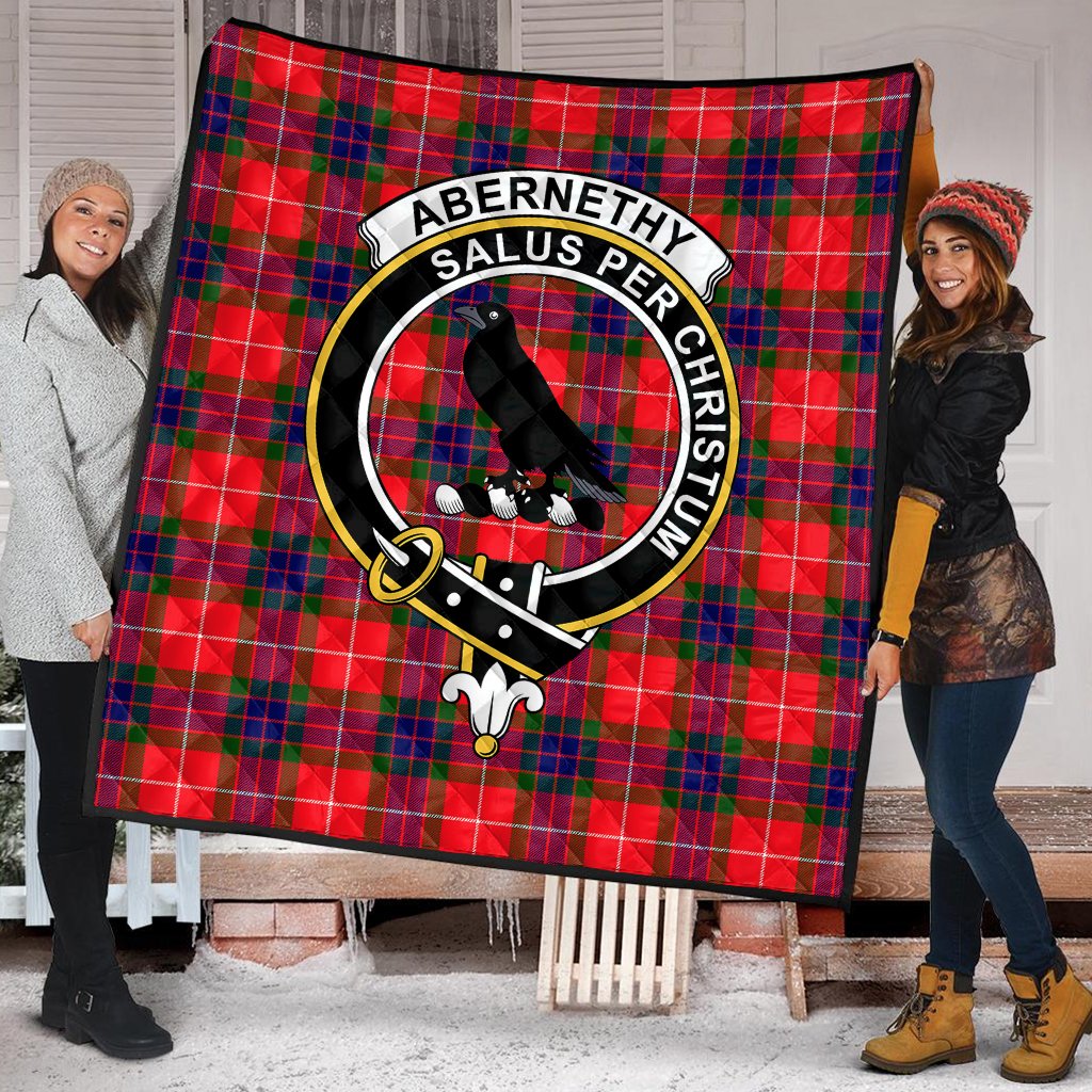 Abernethy Tartan Crest Quilt