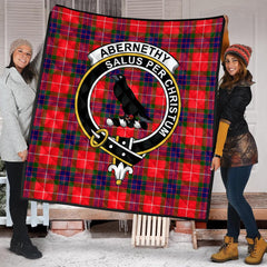 Abernethy Tartan Crest Quilt