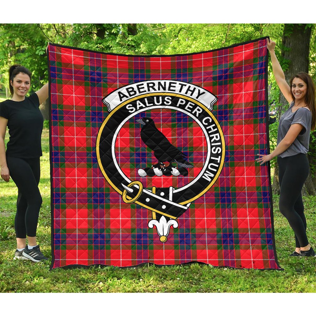 Abernethy Tartan Crest Quilt