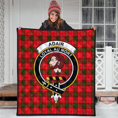 Adair Tartan Crest Quilt