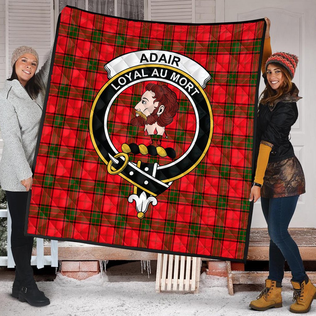 Adair Tartan Crest Quilt