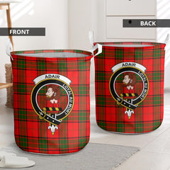 Adair Tartan Crest Laundry Basket