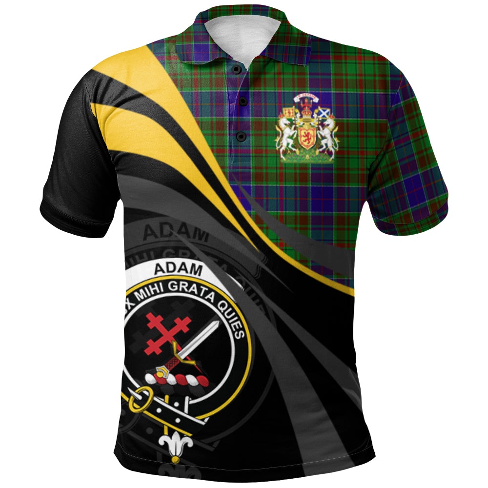 Adam Tartan Polo Shirt - Royal Coat Of Arms Style