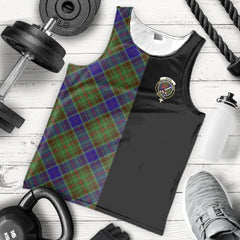 Adam Tartan Crest Men's Tank Top - Cross Style