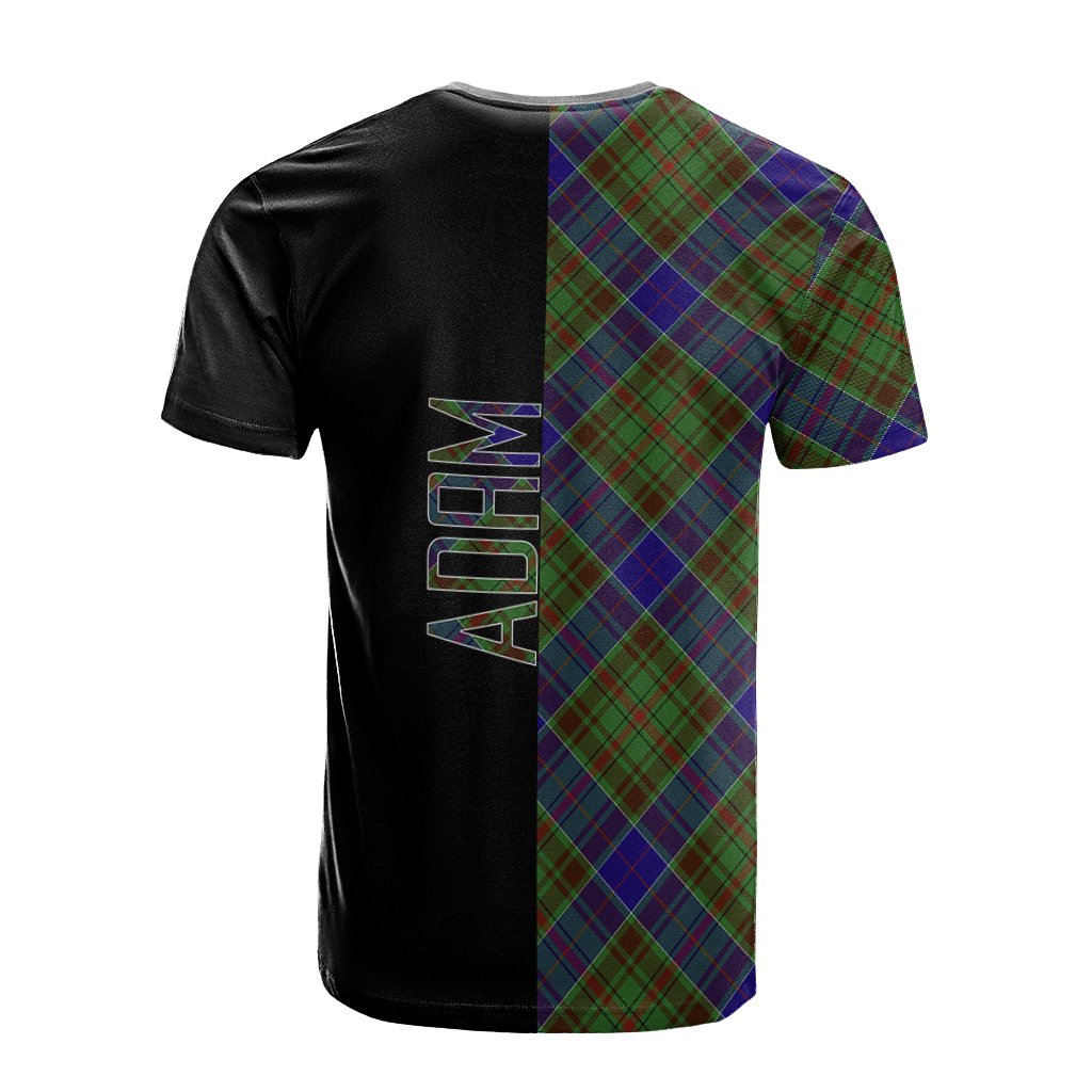 Adam Tartan T-Shirt Half of Me - Cross Style