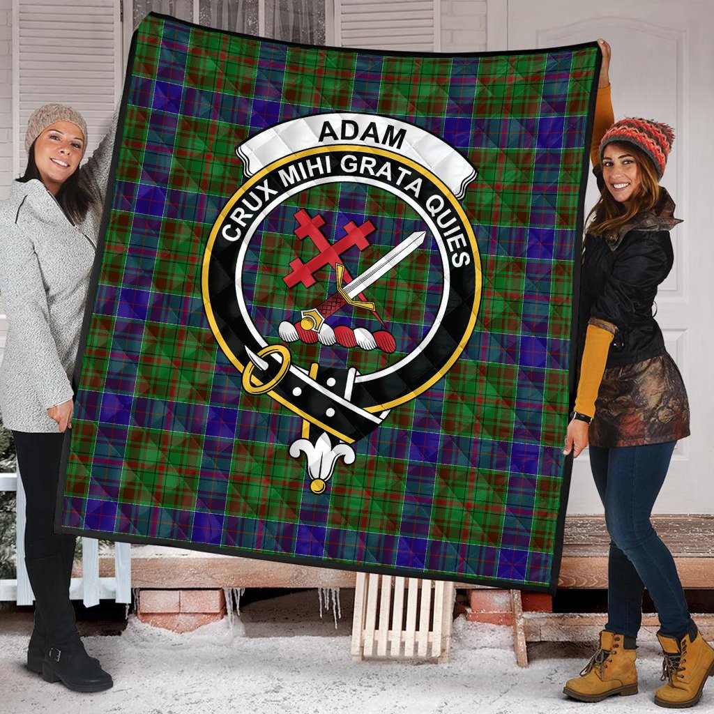 Adam Tartan Crest Quilt