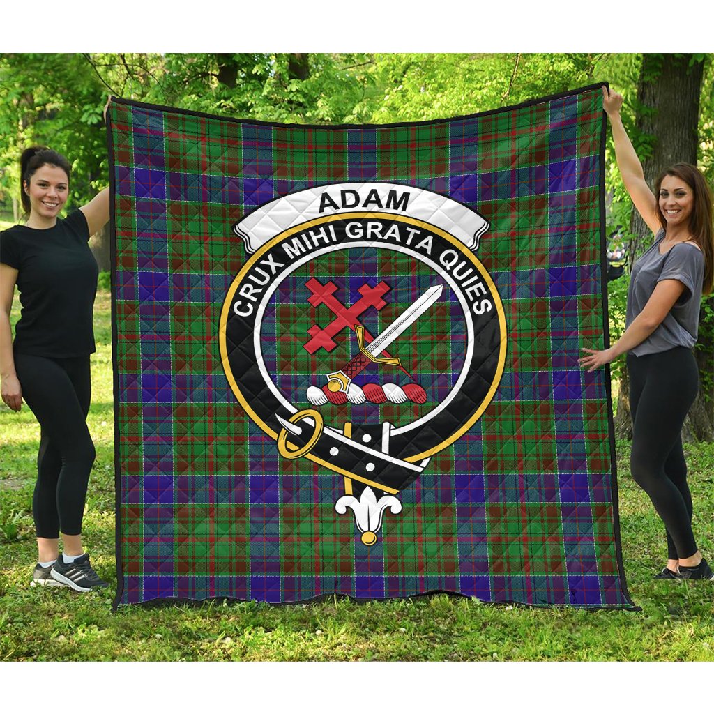 Adam Tartan Crest Quilt