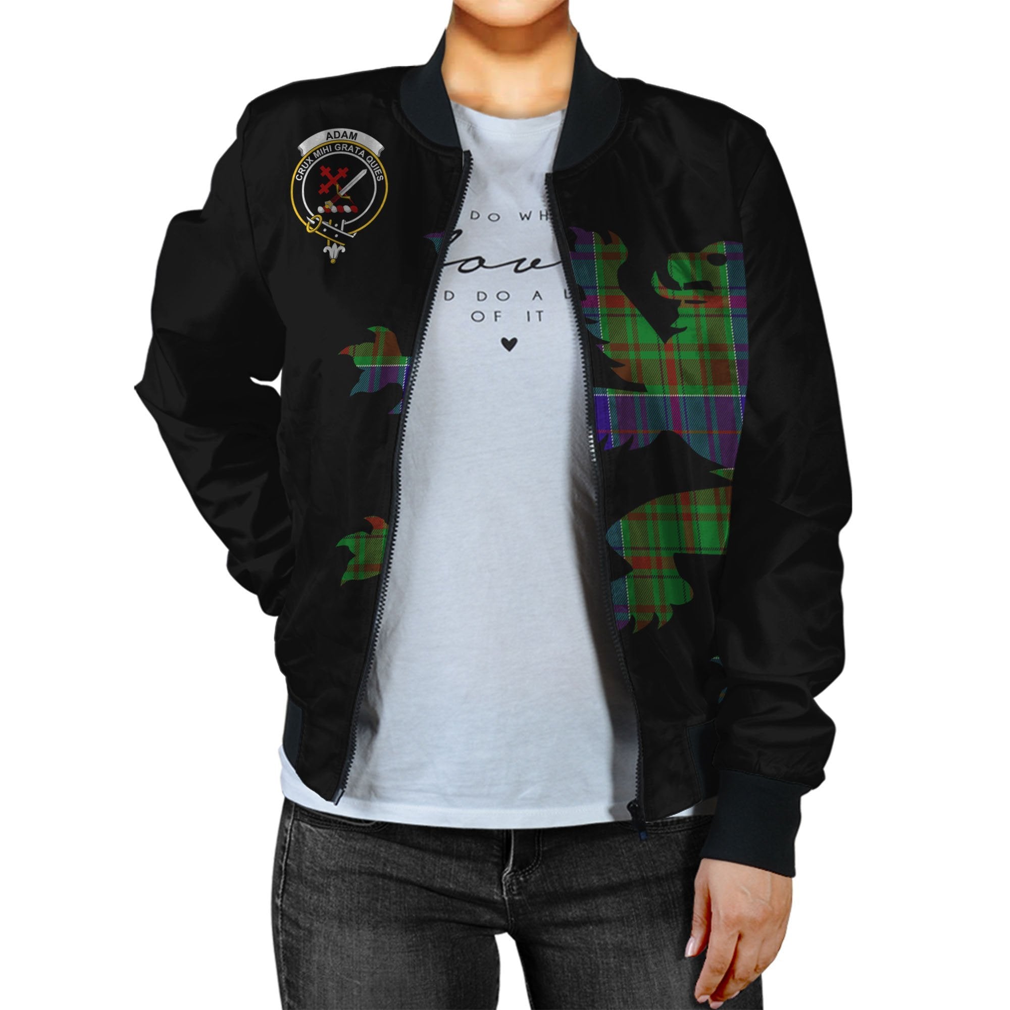 Adam Tartan Bomber Jacket Lion & Thistle