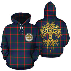 Agnew Modern Tartan Hoodie - Tree Of Life