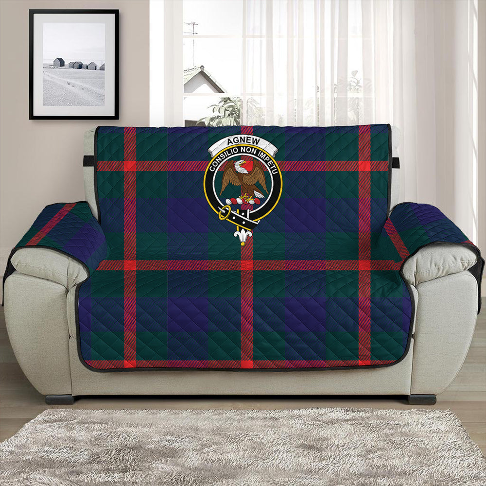 Agnew Modern Tartan Crest Sofa Protector