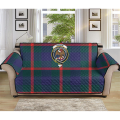 Agnew Modern Tartan Crest Sofa Protector