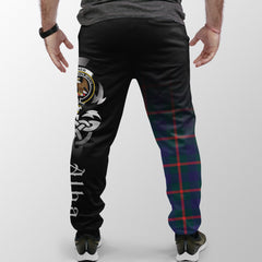 Agnew Modern Tartan Crest Jogger Sweatpants - Alba Celtic Style