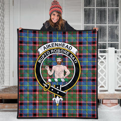 Aikenhead Tartan Crest Quilt