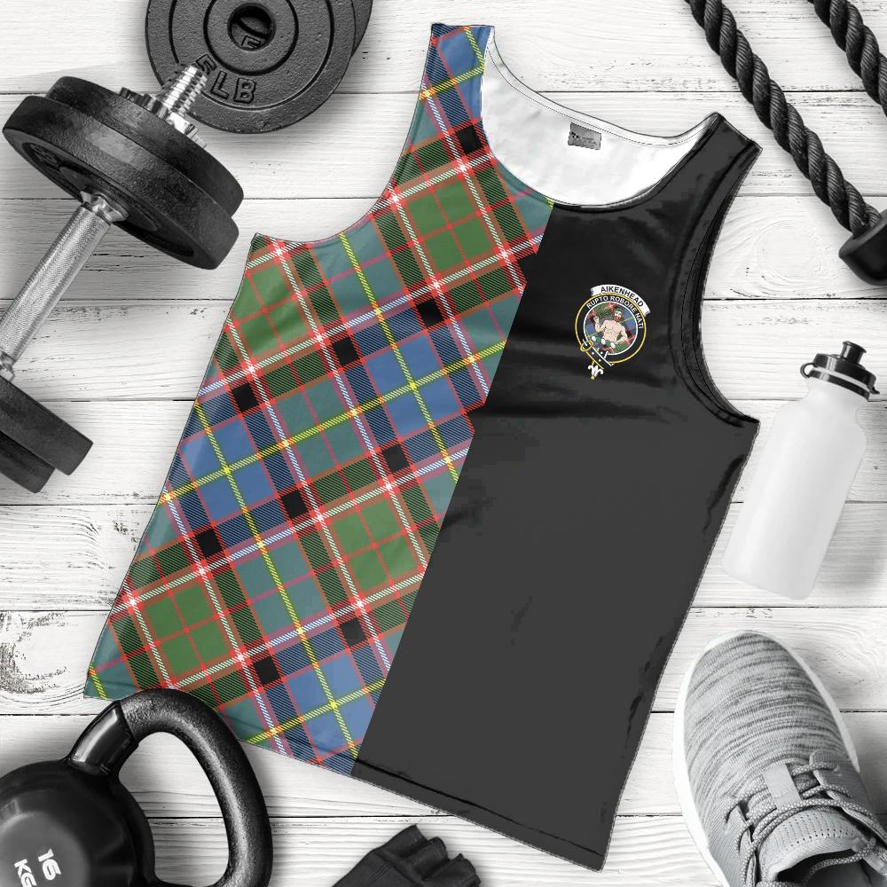 Aikenhead Tartan Crest Men's Tank Top - Cross Style