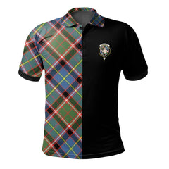 Aikenhead Tartan Polo Shirt Half of Me - Cross Style