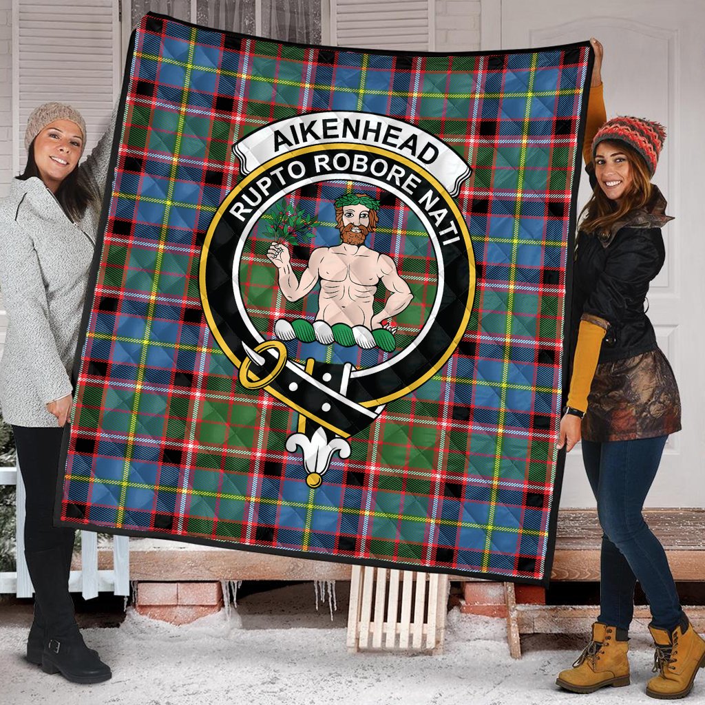 Aikenhead Tartan Crest Quilt