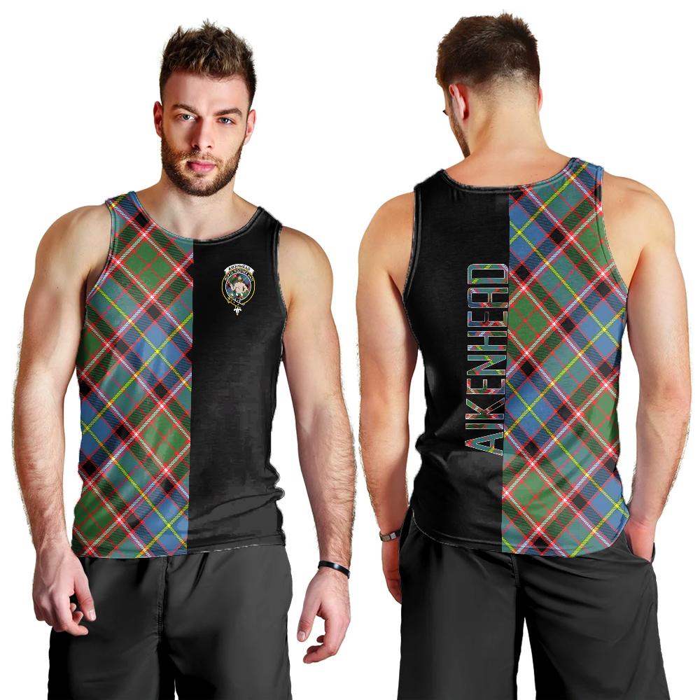 Aikenhead Tartan Crest Men's Tank Top - Cross Style