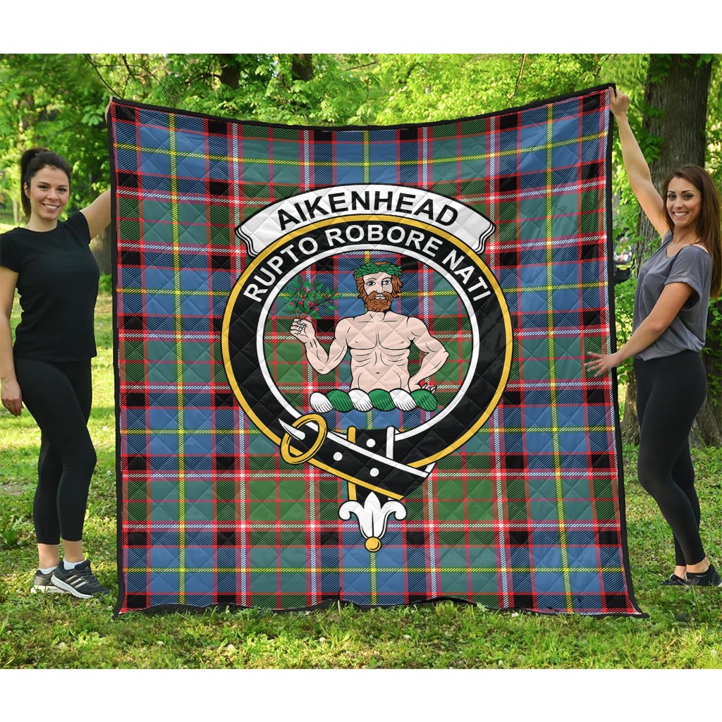 Aikenhead Tartan Crest Quilt