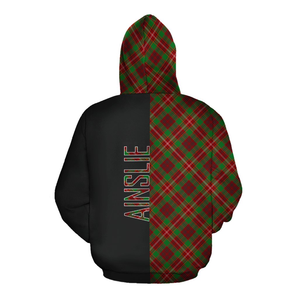 Ainslie Tartan Hoodie Half of Me - Cross Style