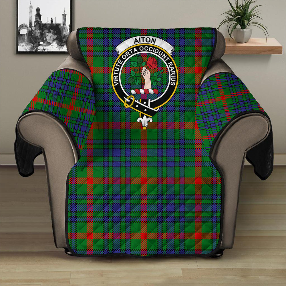 Aiton Tartan Crest Sofa Protector