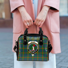 Aiton Family Tartan Crest Shoulder Handbags