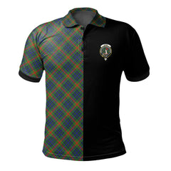 Aiton Tartan Polo Shirt Half of Me - Cross Style