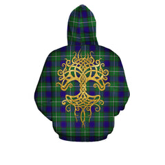 Alexander Tartan Hoodie - Tree Of Life