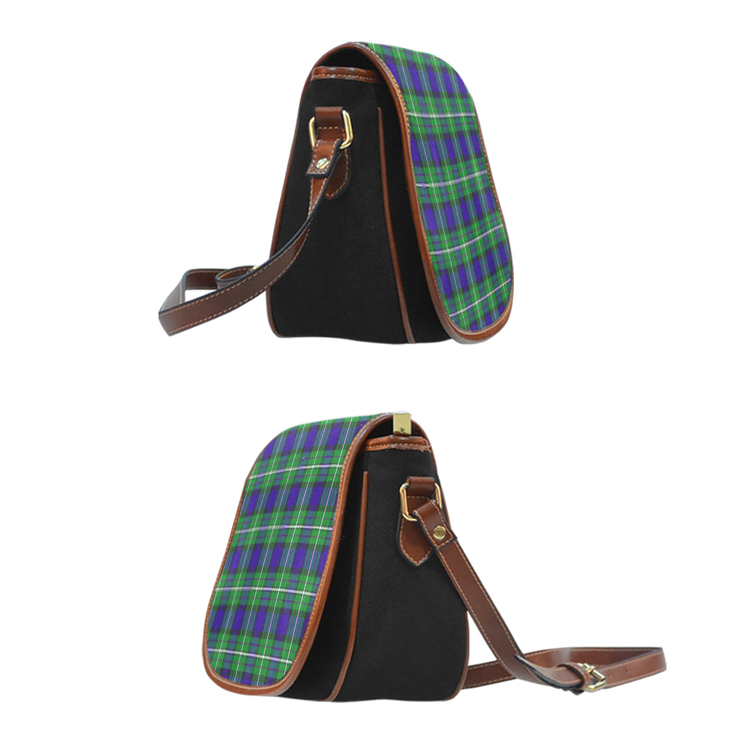 Alexander Tartan Saddle Handbags